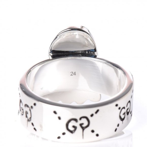 🥳💕HOST PICK💕🥳 Gucci Ghost Ring in Silver - Picture 4 of 12
